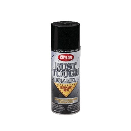 Krylon RTA9202 12 oz. Gloss Black Rust Tough Spray K09202008